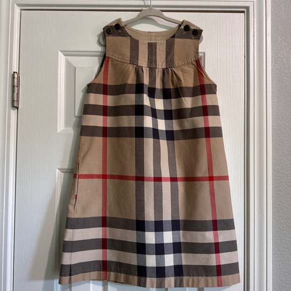 Burberry A-Line Designer Dress 8Y Girls
